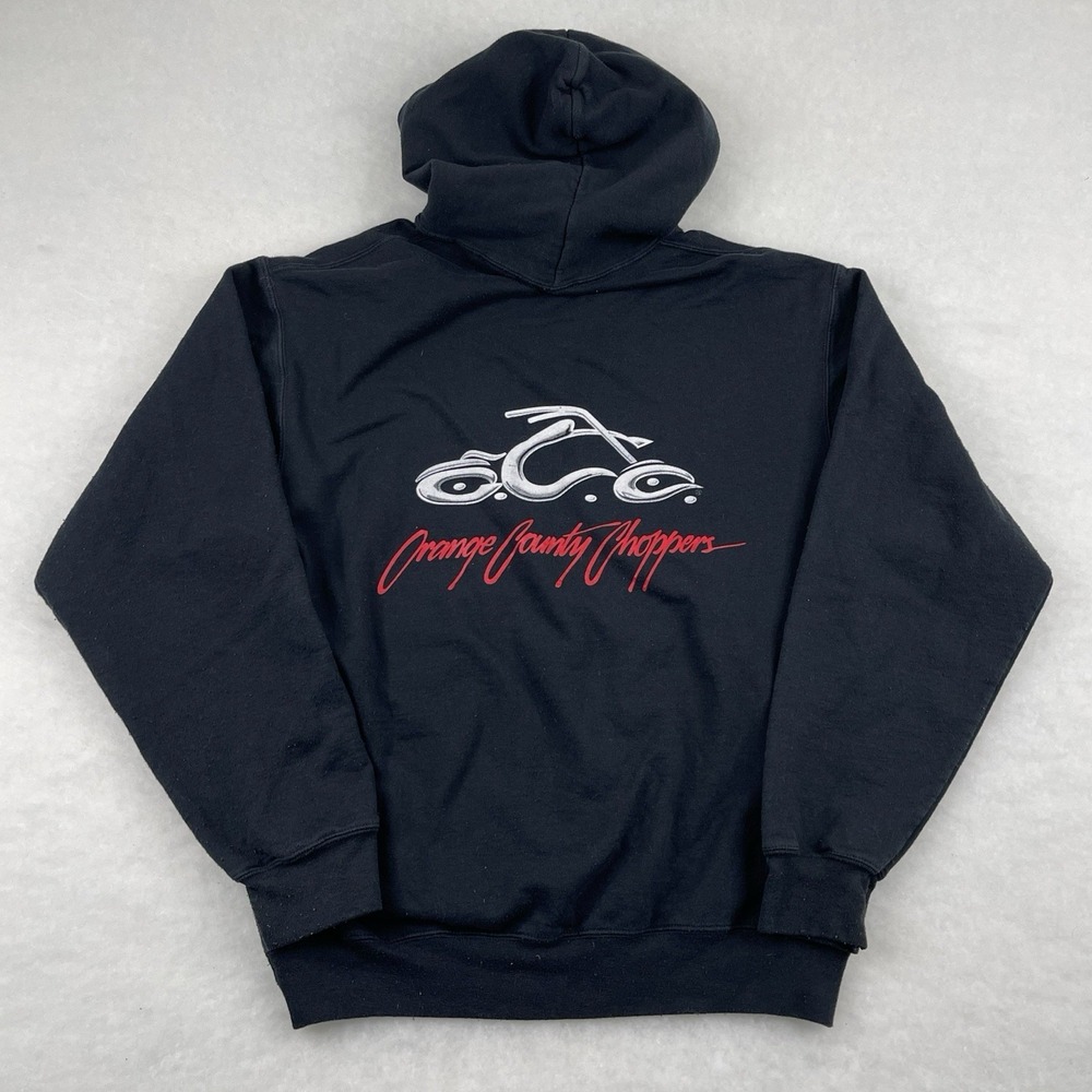 Orange County Choppers Xtreme Ice Racing Hoodie Medium OCC Black